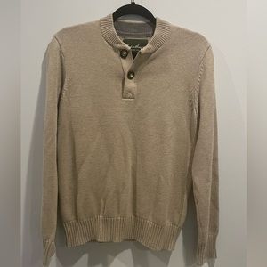 Eddie Bauer Henley Knit Sweater